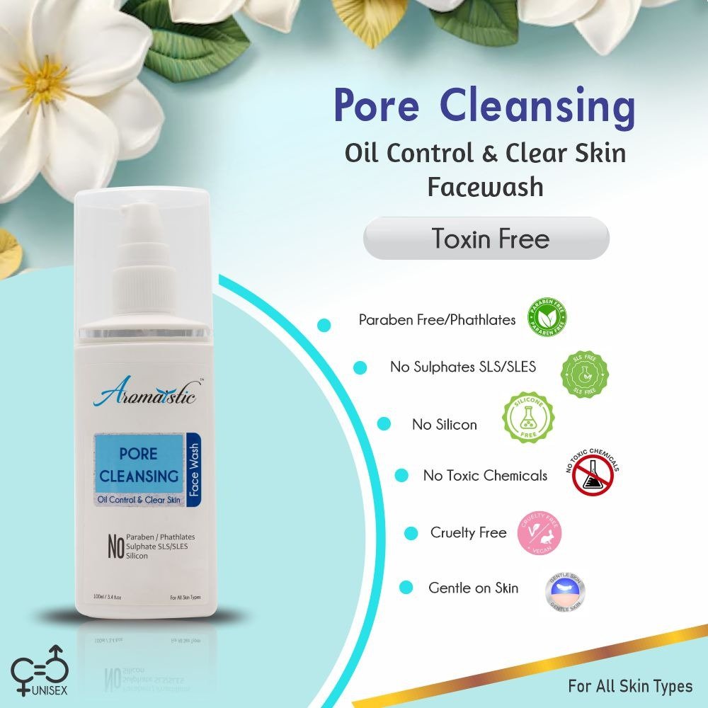 Pore Clensing Facewash Aromaistic Pore Cleansing Face Wash SMD EssentialsAROMAFWPC0100AromaisticFace wash Aromaistic Pore
