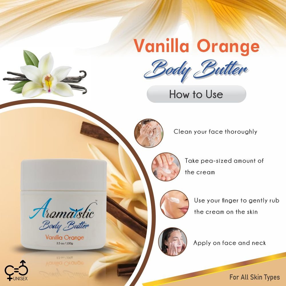 Pore Clensing Facewash Aromaistic Vanilla Orange BodyButter SMD EssentialsAROMABBVO100AromaisticBody butter, body lotion